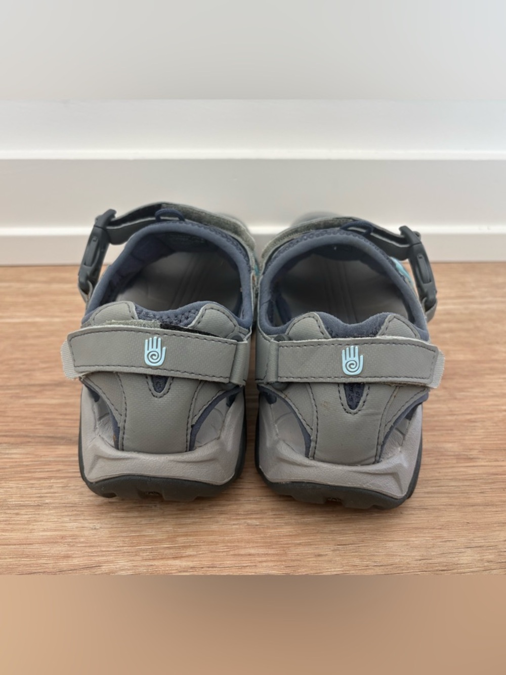Teva Women Blue Gray Hiking Water Sport Closed Toe Gorpcore Outdoor Sandals - 9 - Picture 5 of 11